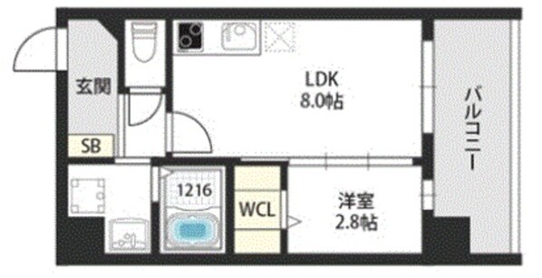 カウニスルーチェの物件間取画像